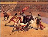 Bull Fight in Mexico by Frederic Remington